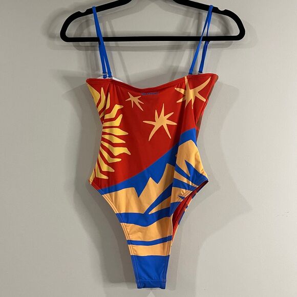 Billabong Feel The Heat Tully One Piece Swimsuit size Small NWTs - Picture 3 of 5